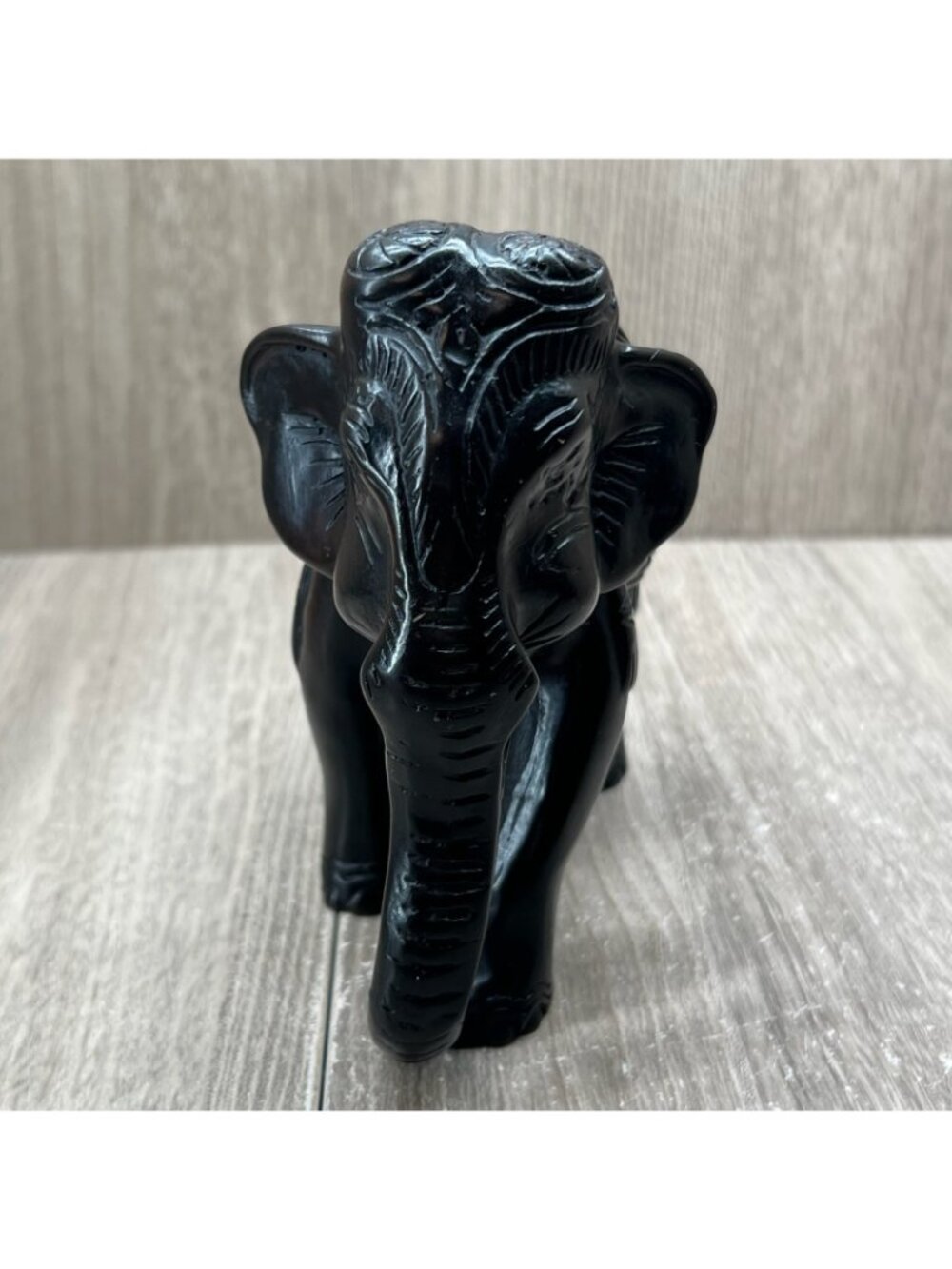 Elephant Figurine Statue Home Decor Lucky Charm Collectible - Picture 9 of 13